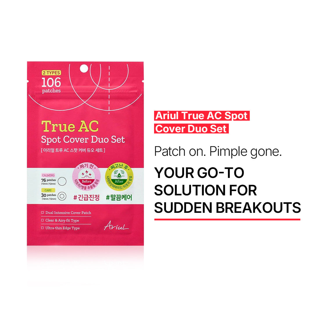 Ariul True AC Spot Cover Duo Set - 106 patches