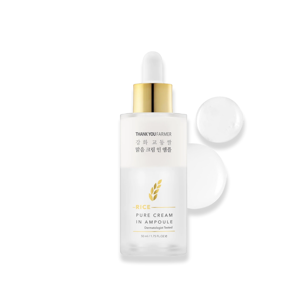 Thank You Farmer Rice Pure Cream In Ampoule - 50ml