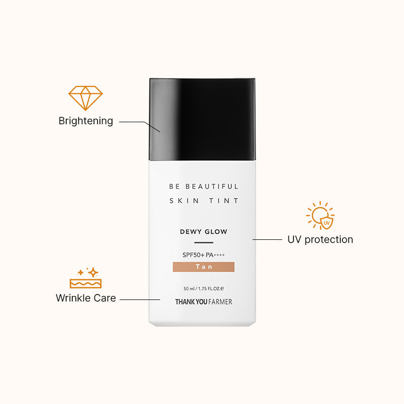 Thank You Farmer Be Beautiful Skin Tint Tan SPF50+ PA++++ - 50ml