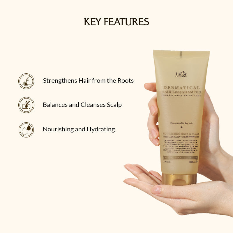 Lador Dermatical Hair- Loss Shampoo (For Normal To Dry Hair) - 200ml