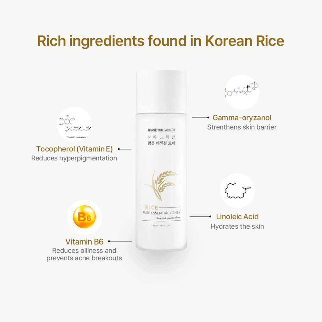 Thank You Farmer Rice Pure Essential Toner - 200ml