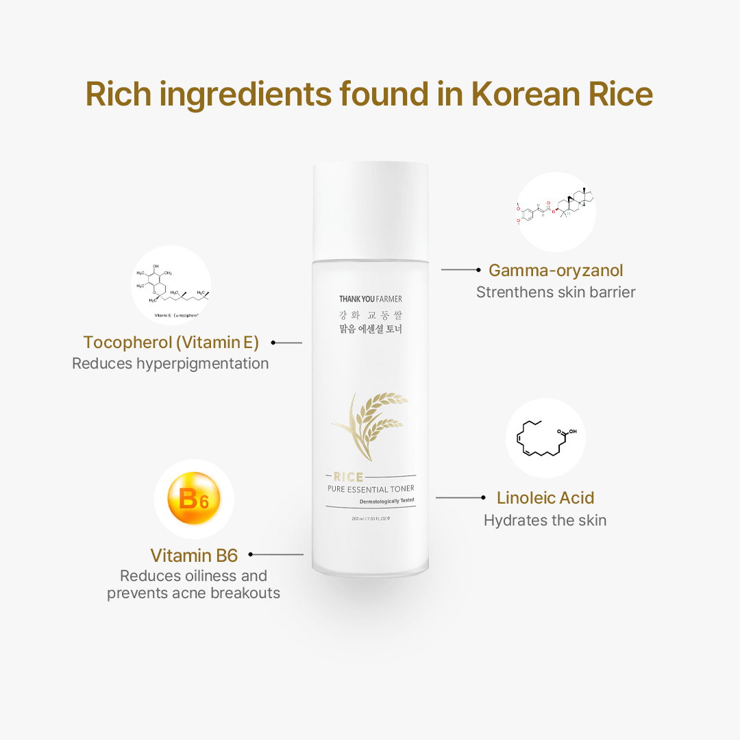 Thank You Farmer Rice Pure Essential Toner - 30ml