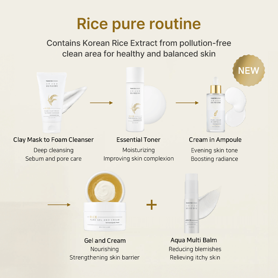Thank You Farmer Rice Pure Essential Toner - 30ml