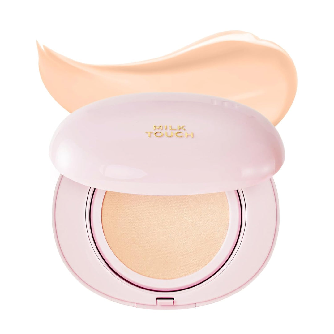 milktouch All-Day Skin Fit Milky Glow Cushion #19N Vanilla Ivory- 15g