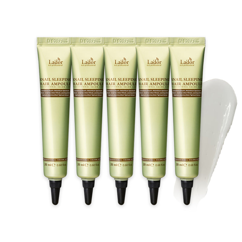 Lador Snail Sleeping Hair Ampoule (Leave-in treatment) - Pack of 5
